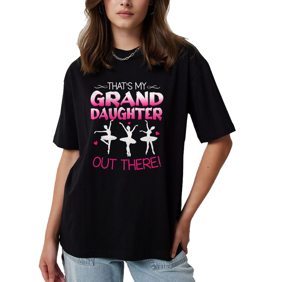 Best Grandpa Shirt, Proud Grandpa Unisex T-Shirt/Hoodie/Sweatshirt HLT00 -Ballet Dancing Granddaughter Grandpa & Grandma Gift T-Shirt