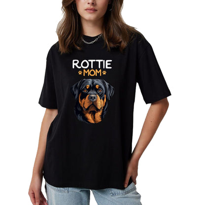Dog Love Shirt, Dog Lover Gift T-Shirt/Hoodie/Sweatshirt HLT00 - Rottie Mom Rottweiler Dog Mama T-Shirt