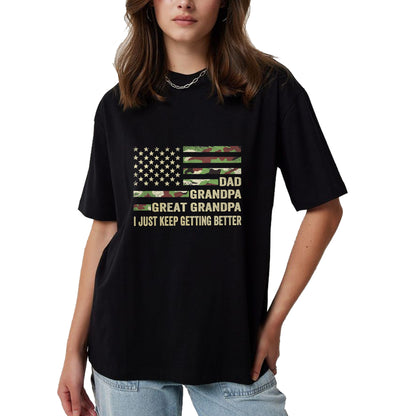 Best Grandpa Shirt, Proud Grandpa Unisex T-Shirt/Hoodie/Sweatshirt HLT00 -Fathers Day Gift from Grandkids Dad Grandpa Great Grandpa T-Shirt