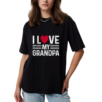Best Grandpa Shirt, Proud Grandpa Unisex T-Shirt/Hoodie/Sweatshirt HLT00 - Kids I Love My Grandpa For Toddler, Boy, Girl, Youth, Baby T-Shirt