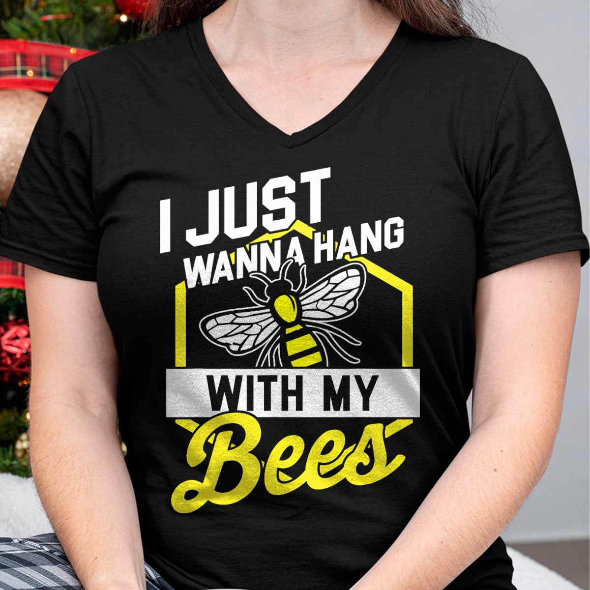 Best Farmer Life Shirt, Funny Farmer UnisexT-Shirt/Hoodie/Sweatshirt HLT00 - Hang with My Bees - Beekeeper & Beekeeping Gift T-Shirt T-Shirt