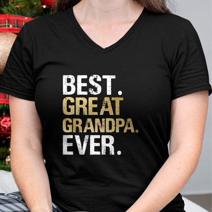 Best Grandpa Shirt, Proud Grandpa Unisex T-Shirt/Hoodie/Sweatshirt HLT00 -Best Great Grandpa Ever Gift from Granddaughter Grandson T-Shirt