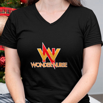 Funny Nurse Shirt, Nurse Unisex T-Shirt/Hoodie/Sweatshirt HLT00 - Wonder Nurse Superhero Costume for RN LPN Nursing Student T-Shirt
