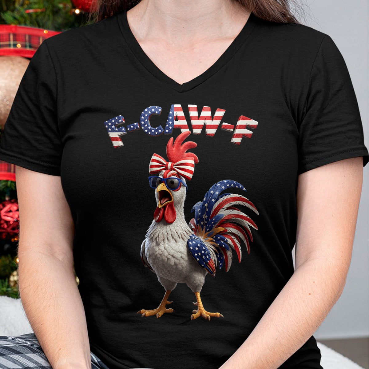 Best Farmer Life Shirt, Funny Farmer UnisexT-Shirt/Hoodie/Sweatshirt HLT00 - F Caw F Rooster 4th of July American Flag Fawk Chicken Humor T-Shirt