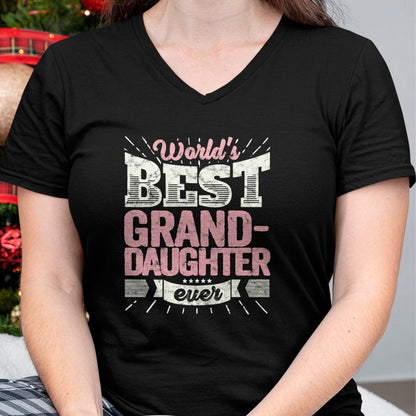 Best Grandpa Shirt, Proud Grandpa Unisex T-Shirt/Hoodie/Sweatshirt HLT00 - Cool Granddaughter Gift T Shirt World's Best Grand-Daughter T-Shirt