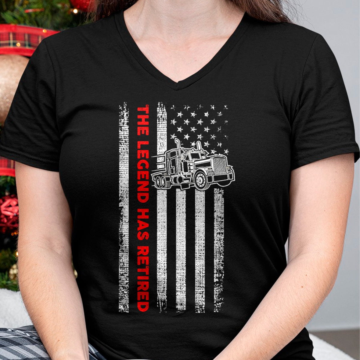 Best Truck Driver Life Shirt, Funny Trucker UnisexT-Shirt/Hoodie/Sweatshirt HLT00 - Retired Truck Driver - Patriotic Trucker - American Flag T-Shirt