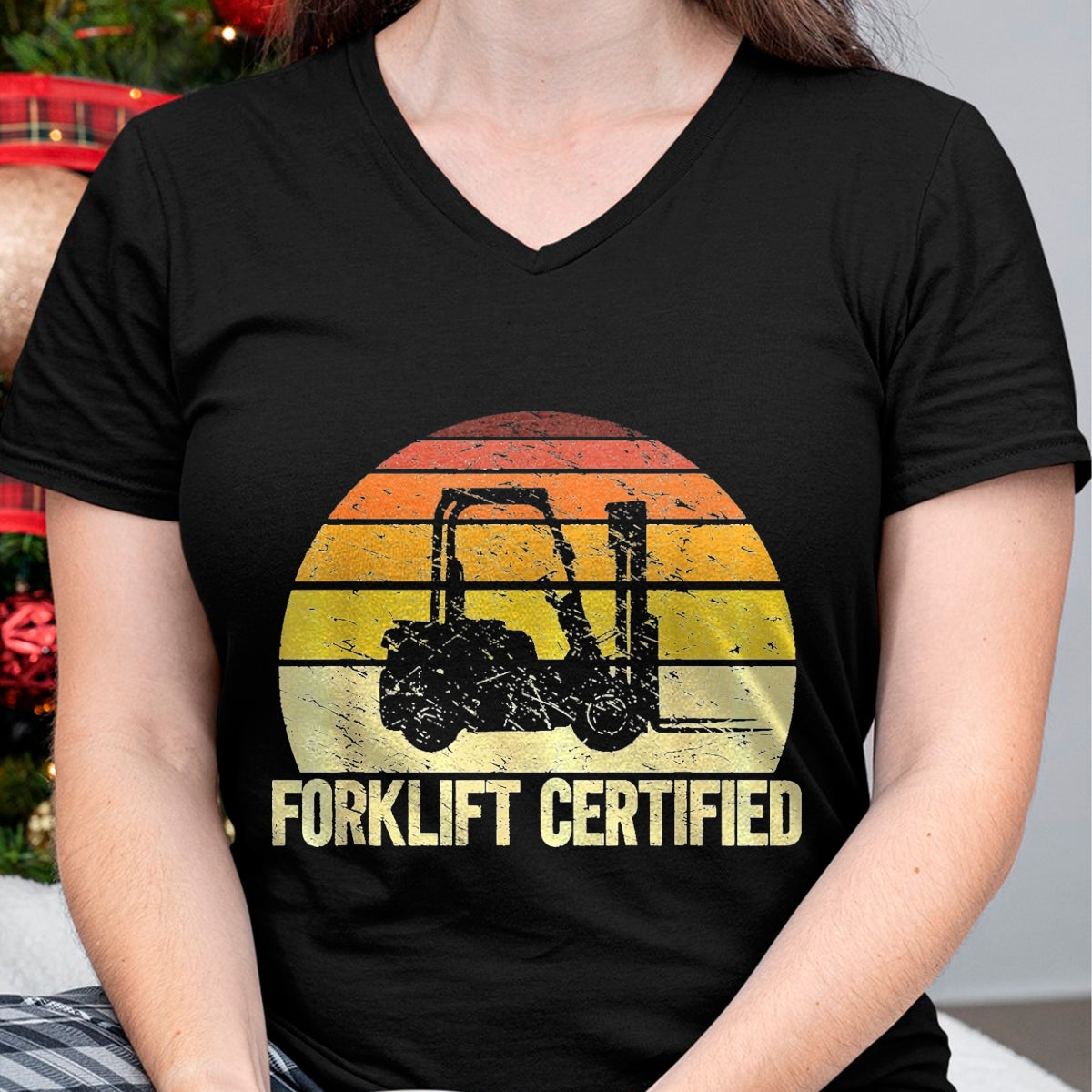 Best Truck Driver Life Shirt, Funny Trucker UnisexT-Shirt/Hoodie/Sweatshirt HLT00 - Retro Forklift Certified Forklift Operator Lift Truck Driver T-Shirt, Women, Purple Heather, X-Large