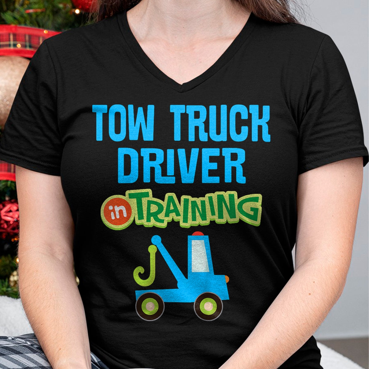 Best Truck Driver Life Shirt, Funny Trucker UnisexT-Shirt/Hoodie/Sweatshirt HLT00 - Kids Future Tow Truck Driver in Training T-Shirt