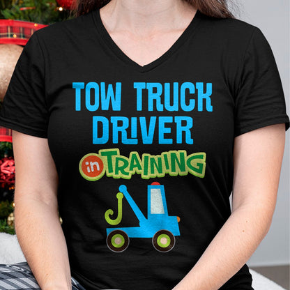 Best Truck Driver Life Shirt, Funny Trucker UnisexT-Shirt/Hoodie/Sweatshirt HLT00 - Kids Future Tow Truck Driver in Training T-Shirt
