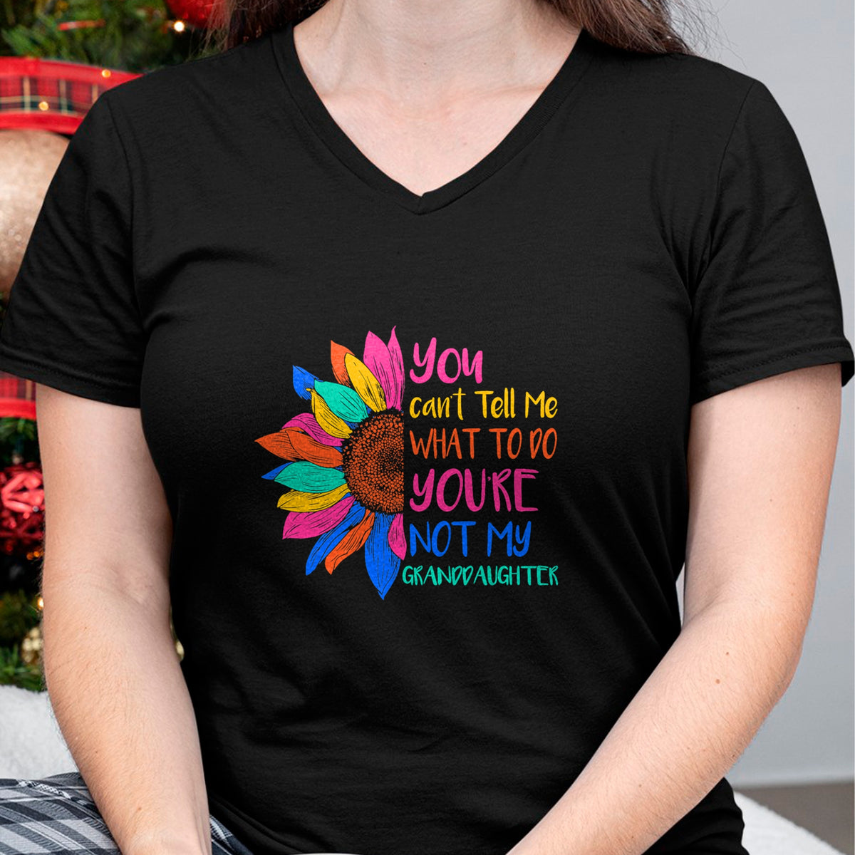 Best Grandpa Shirt, Proud Grandpa Unisex T-Shirt/Hoodie/Sweatshirt HLT00 - You Can't Tell Me What To Do You're Not My Granddaughter T-Shirt (5)