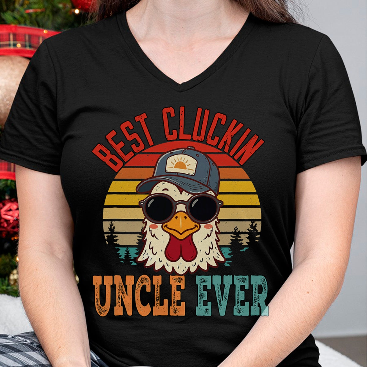 Best Farmer Life Shirt, Funny Farmer UnisexT-Shirt/Hoodie/Sweatshirt HLT00 - Vintage Best Cluckin Uncle Ever Chicken Father's Day Farmer T-Shirt
