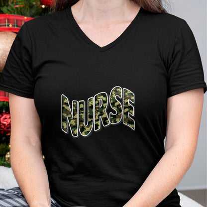 Funny Nurse Shirt, Nurse Unisex T-Shirt/Hoodie/Sweatshirt HLT00 - Nurses Camouflage Nurse T-Shirt