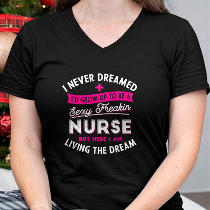 Funny Nurse Shirt, Nurse Unisex T-Shirt/Hoodie/Sweatshirt HLT00 - Sexy Nurse - Funny Nursing & RN Graduation Gifts T-Shirt