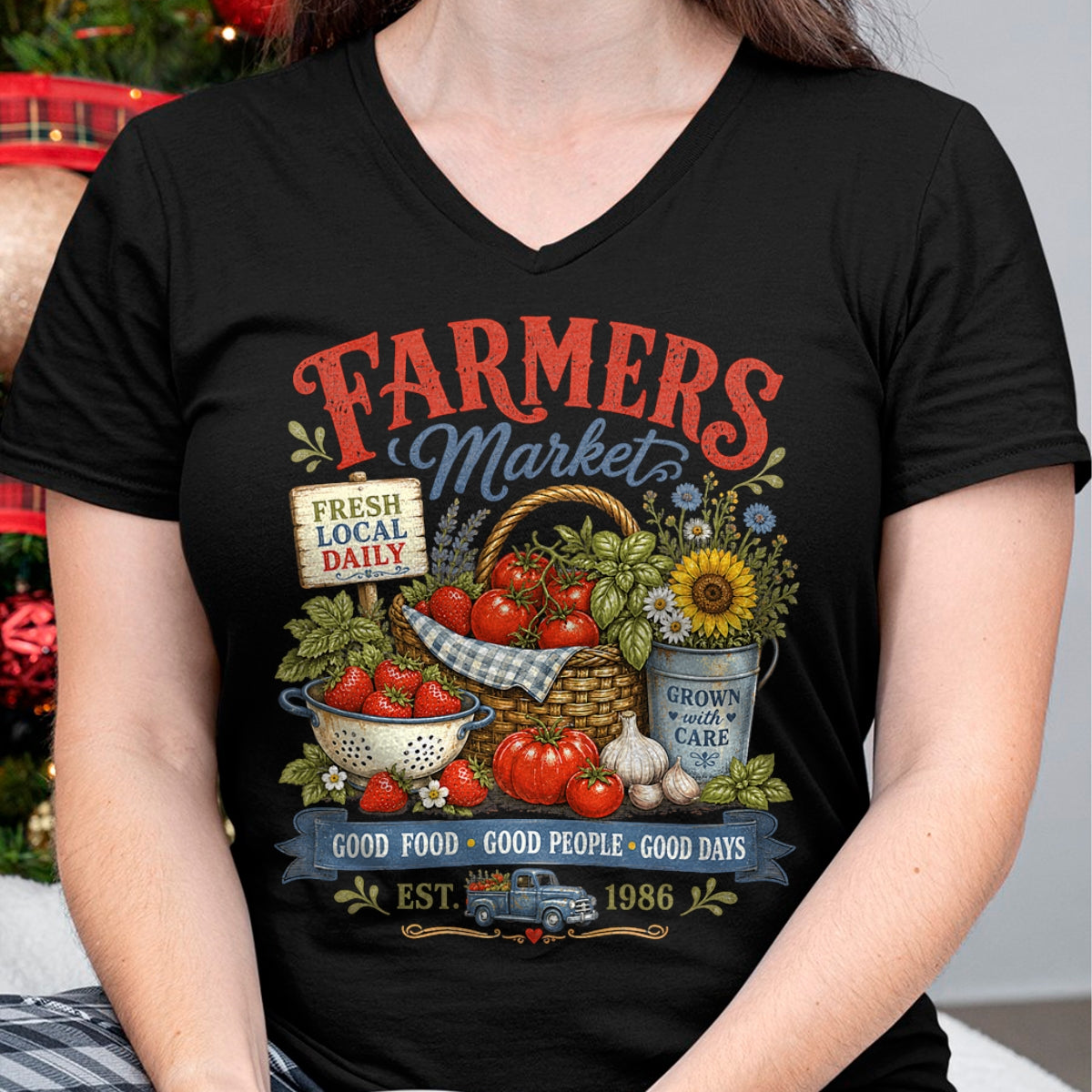 Best Farmer Life Shirt, Funny Farmer UnisexT-Shirt/Hoodie/Sweatshirt HLT00 - Farmer Market Good Food Farm Fresh Harvest Produce Stand T-Shirt