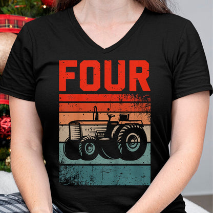 Best Farmer Life Shirt, Funny Farmer UnisexT-Shirt/Hoodie/Sweatshirt HLT00 - 4 Year Old Shirt 4th Birthday Tractor Farmer Boys Girls Kid T-Shirt
