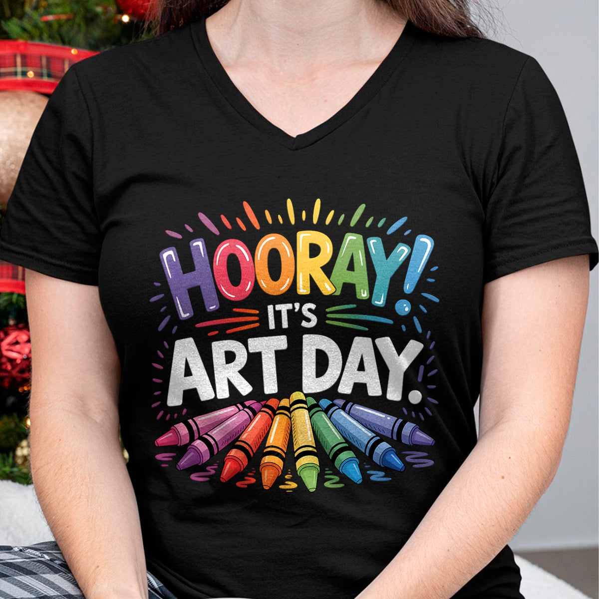 Best Teacher Shirt, Funny Teacher UnisexT-Shirt/Hoodie/Sweatshirt HLT00 - Back to School Hooray It's Art Day Art Teacher Art Artist T-Shirt