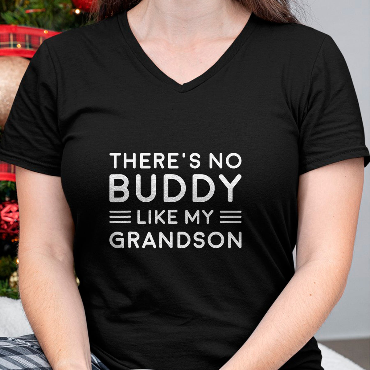 Best Grandpa Shirt, Proud Grandpa Unisex T-Shirt/Hoodie/Sweatshirt HLT00 - There Is No Buddy Like My Grandson Matching Grandpa Outfit T-Shirt