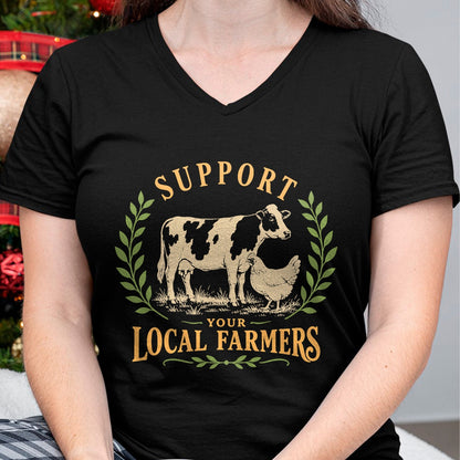 Best Farmer Life Shirt, Funny Farmer UnisexT-Shirt/Hoodie/Sweatshirt HLT00 - Support Your Local Farmers Farm Agriculture T-Shirt