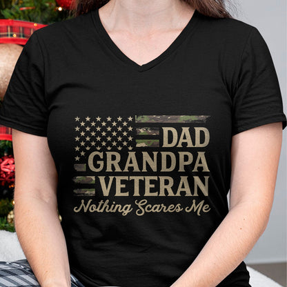 Proud Veteran Shirt, Funny Veteran UnisexT-Shirt/Hoodie/Sweatshirt HLT00 - Dad Grandpa Veteran Camo USA Flag Father_s Day Camourflage T-Shirt