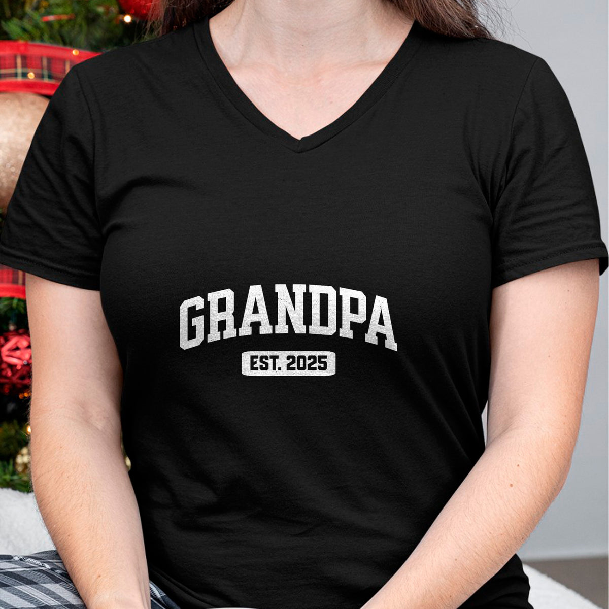 Best Grandpa Shirt, Proud Grandpa Unisex T-Shirt/Hoodie/Sweatshirt HLT00 - Promoted to Grandpa 2025 Grandfather Pregnancy Announcement T-Shirt