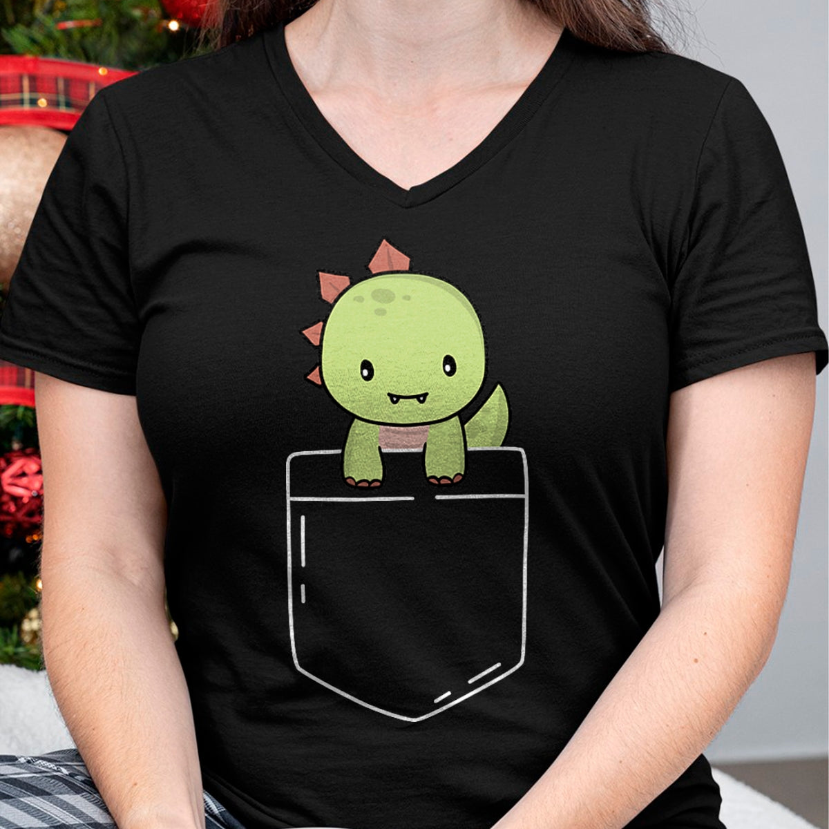 Best Dinosaur Lover Shirt, Funny Dinosaur UnisexT-Shirt/Hoodie/Sweatshirt HLT00 - Cute T-Rex In Pocket Tyrannosaurus Rex Kawaii Dinosaur Lover T-Shirt