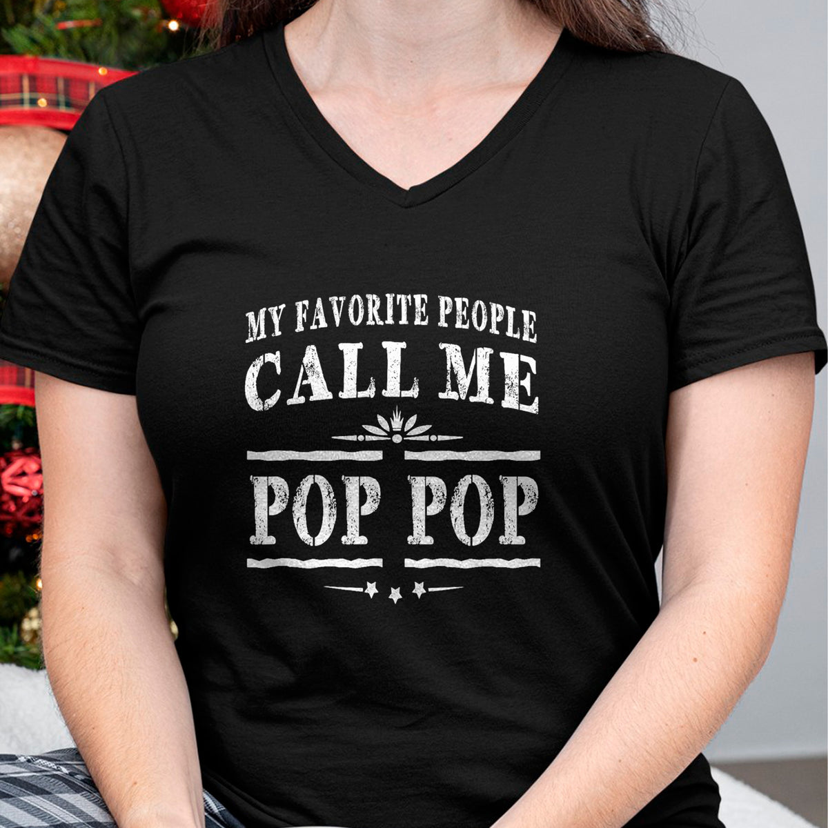 Best Grandpa Shirt, Proud Grandpa Unisex T-Shirt/Hoodie/Sweatshirt HLT00 - My Favorite People Call Me Pop Pop Grandpa Gift Men T-shirt T-Shirt