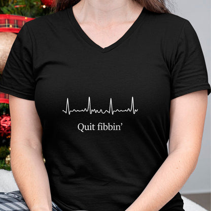 Funny Nurse Shirt, Nurse Unisex T-Shirt/Hoodie/Sweatshirt HLT00 - Quit Fibbin shirt Atrial Fibrillation Funny medical T-Shirt