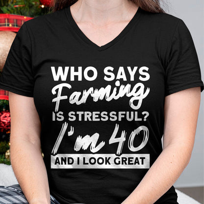 Best Farmer Life Shirt, Funny Farmer UnisexT-Shirt/Hoodie/Sweatshirt HLT00 - Farm Market 40th Birthday Local Farmers Farmer Performance T-Shirt