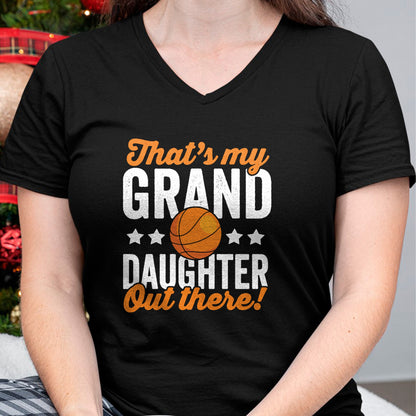 Best Grandpa Shirt, Proud Grandpa Unisex T-Shirt/Hoodie/Sweatshirt HLT00 -Basketball Player Grandma Grandpa Basketball Granddaughter Long Sleeve T-Shirt