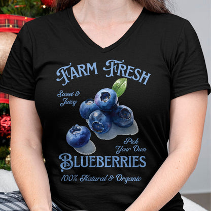 Best Farmer Life Shirt, Funny Farmer UnisexT-Shirt/Hoodie/Sweatshirt HLT00 - Blueberries T-Shirt