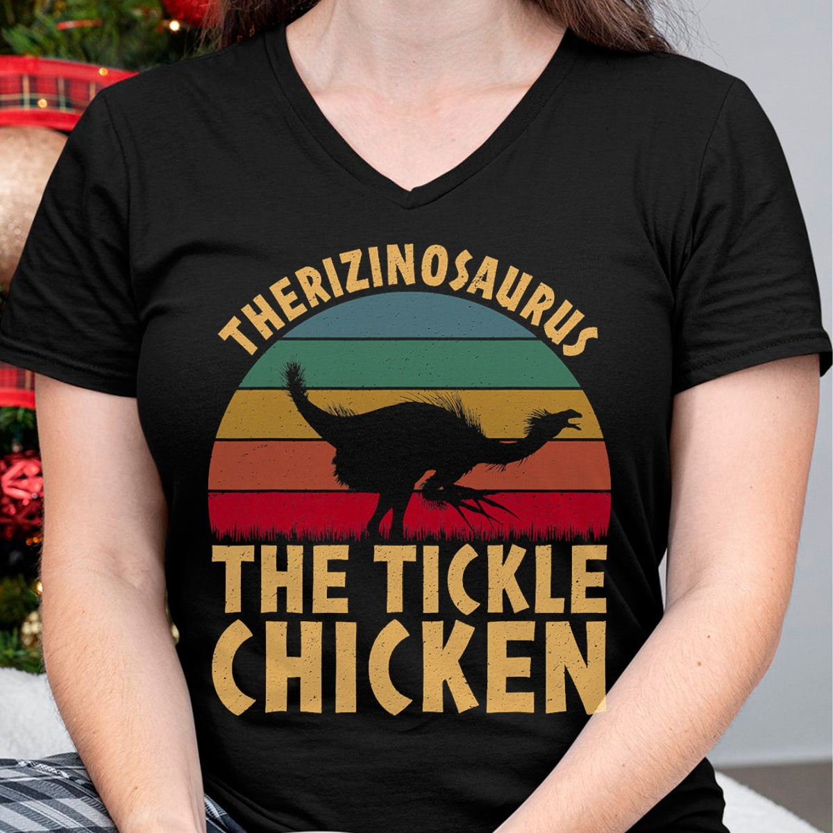 Best Dinosaur Lover Shirt, Funny Dinosaur UnisexT-Shirt/Hoodie/Sweatshirt HLT00 - Therizinosaurus The Tickle Chicken - Funny Dinosaur Vintage T-Shirt