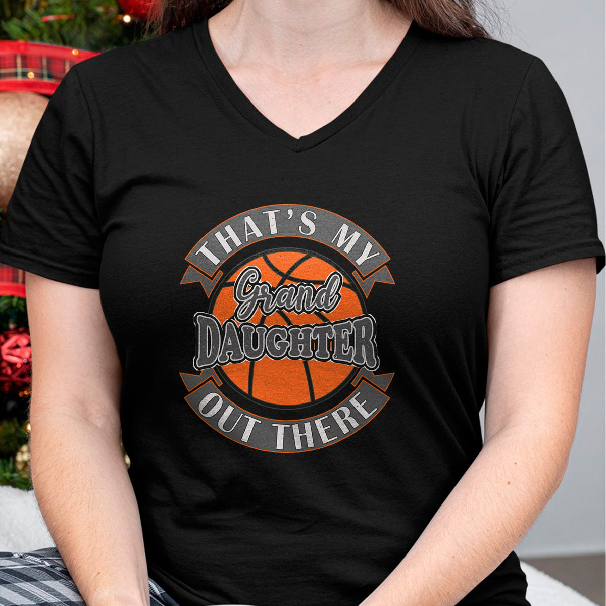 Best Grandpa Shirt, Proud Grandpa Unisex T-Shirt/Hoodie/Sweatshirt HLT00 - That's My Granddaughter Out There Basketball Grandma Grandpa T-Shirt