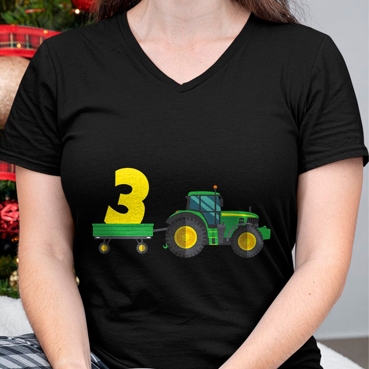 Best Farmer Life Shirt, Funny Farmer UnisexT-Shirt/Hoodie/Sweatshirt HLT00 - Kids Farm 3 years old 3rd birthday tractor T-Shirt