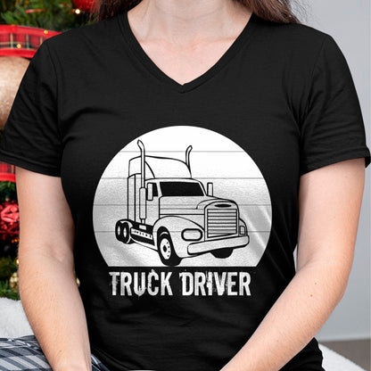 Best Truck Driver Life Shirt, Funny Trucker UnisexT-Shirt/Hoodie/Sweatshirt HLT00 - Truck Driver T-Shirt (4)