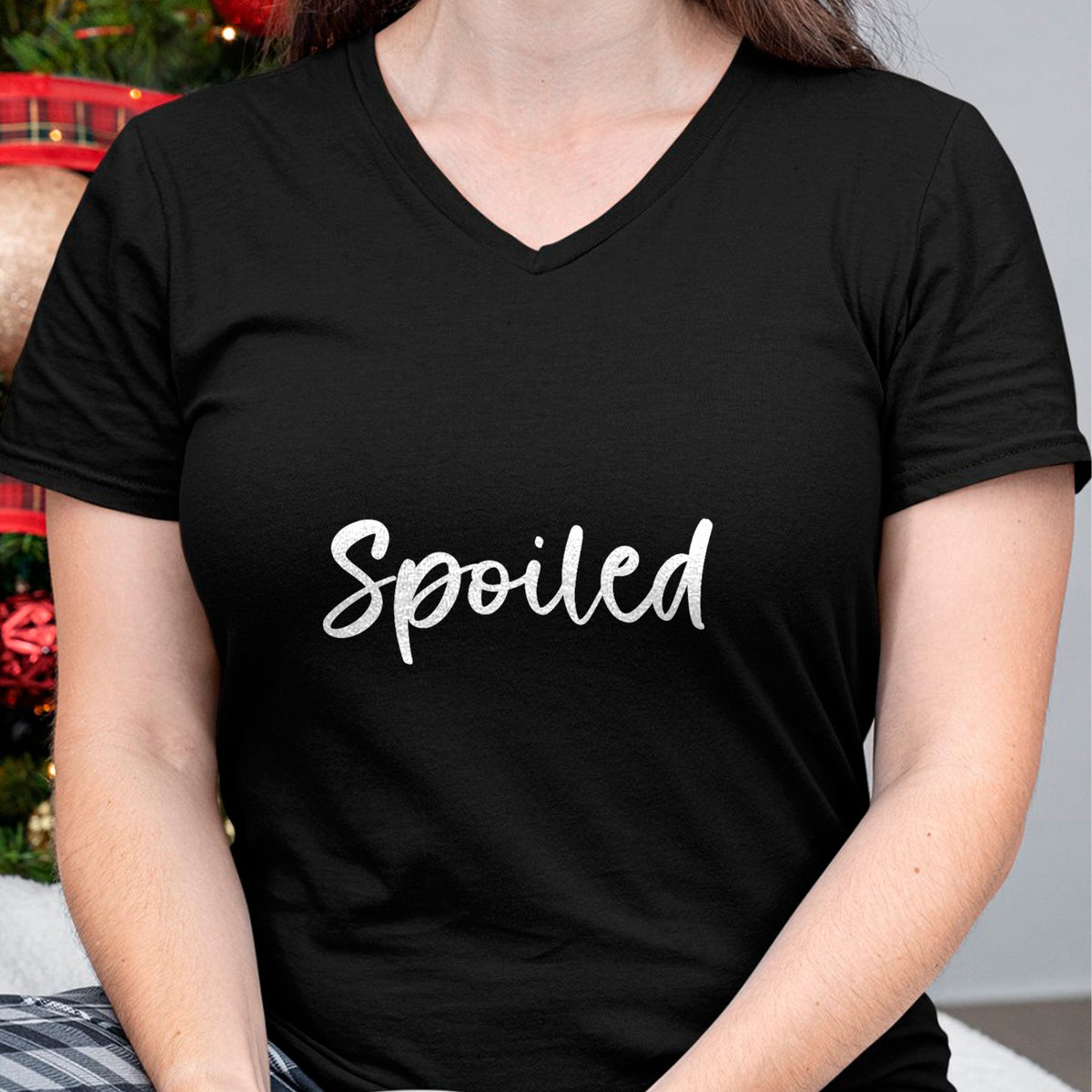 Best Wife Shirt, Wife and Husband Unisex T-Shirt/Hoodie/Sweatshirt HLT00 - Broke And Spoiled Matching Couples T-Shirt