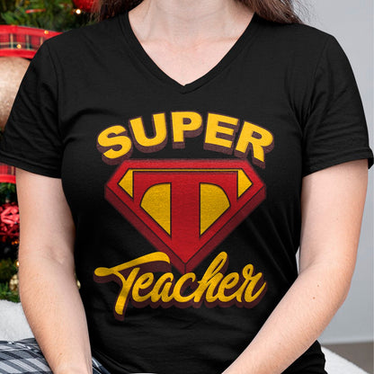 Best Teacher Shirt, Funny Teacher UnisexT-Shirt/Hoodie/Sweatshirt HLT00 - Superteacher Superhero Funny Teacher T-Shirt