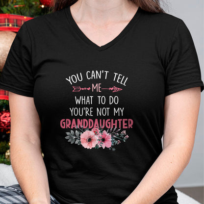 Best Grandpa Shirt, Proud Grandpa Unisex T-Shirt/Hoodie/Sweatshirt HLT00 - You Can't Tell Me What To Do You're Not My Granddaughter T-Shirt (6)
