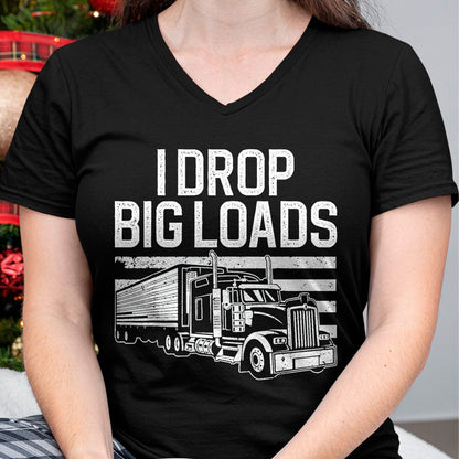 Best Truck Driver Life Shirt, Funny Trucker UnisexT-Shirt/Hoodie/Sweatshirt HLT00 - Funny Trucker Art for Men Women Kids Trucking Truck Driver T-Shirt, Men, Black, Large