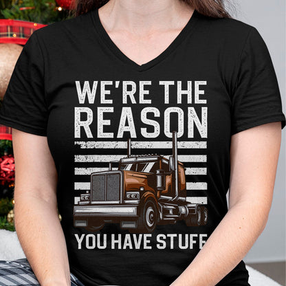 Best Truck Driver Life Shirt, Funny Trucker UnisexT-Shirt/Hoodie/Sweatshirt HLT00 - Funny Trucker Design For Men Women Semi Truck Driver Lover T-Shirt