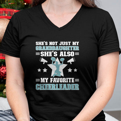 Best Grandpa Shirt, Proud Grandpa Unisex T-Shirt/Hoodie/Sweatshirt HLT00 - My Granddaughter Cheer Grandpa Of A Cheerleader Grandfather T-Shirt