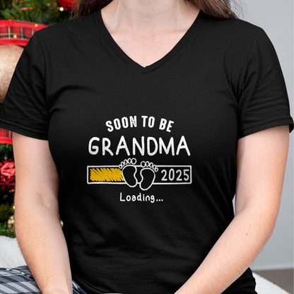 Best Grandpa Shirt, Proud Grandpa Unisex T-Shirt/Hoodie/Sweatshirt HLT00 - Soon to be Grandma 2025 Loading Promoted to Grandma 2025 T-Shirt