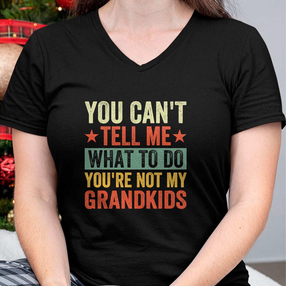 Best Grandpa Shirt, Proud Grandpa Unisex T-Shirt/Hoodie/Sweatshirt HLT00 - You can't Tell me what to do You're not my Grandkids T-Shirt