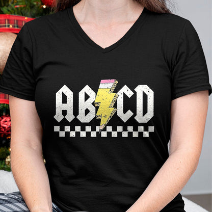 Best Teacher Shirt, Funny Teacher UnisexT-Shirt/Hoodie/Sweatshirt HLT00 - ABCD Teacher T-Shirt