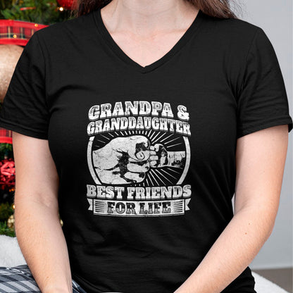 Best Grandpa Shirt, Proud Grandpa Unisex T-Shirt/Hoodie/Sweatshirt HLT00 -Grandpa Granddaughter Gift Family Shirt Grandad Fist Bump T-Shirt