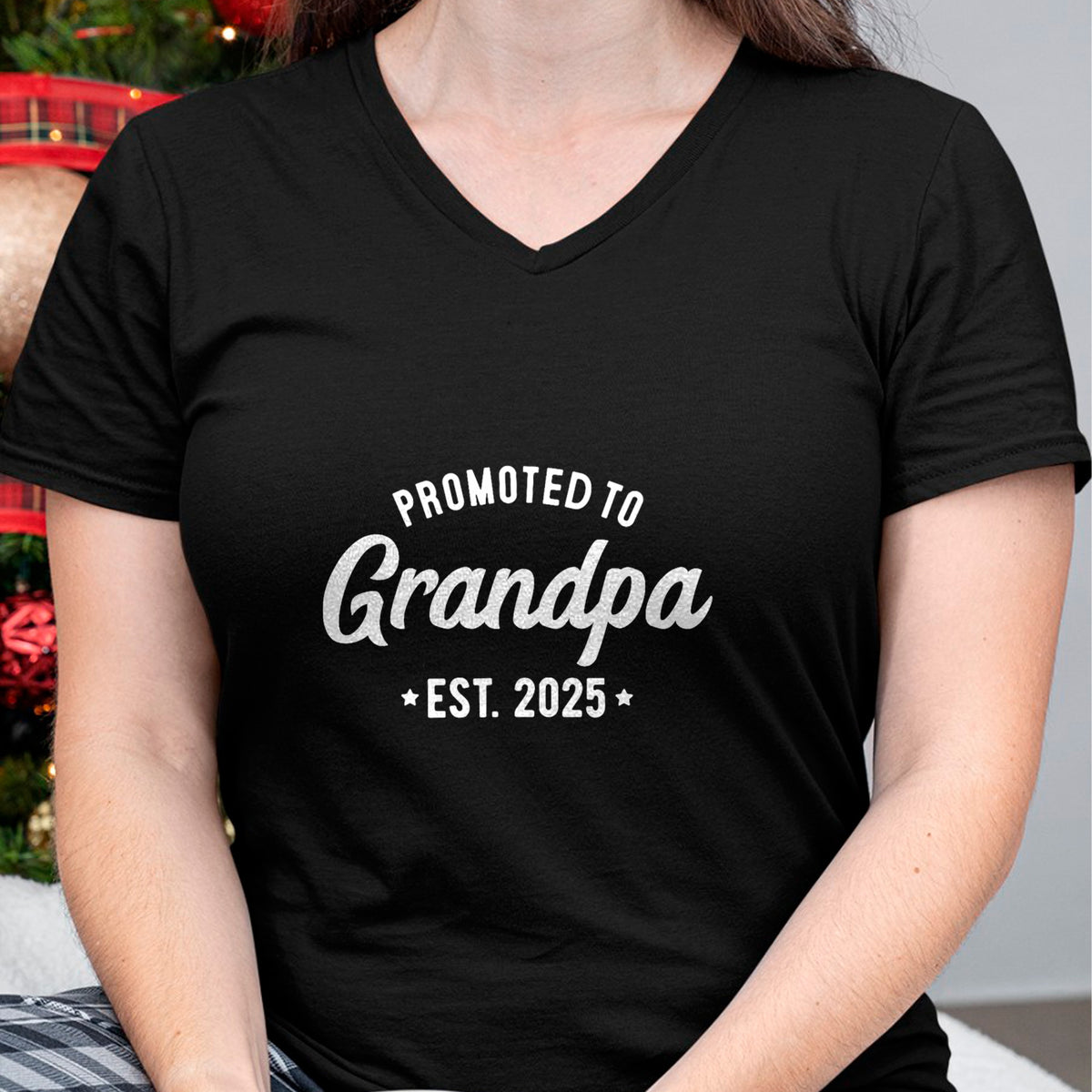 Best Grandpa Shirt, Proud Grandpa Unisex T-Shirt/Hoodie/Sweatshirt HLT00 - Promoted to Grandpa 2025 Soon to Be Grandfather New Grandpa T-Shirt (1)