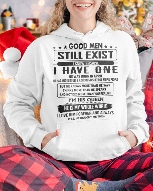 April - Good men Still Exist - gift for your girlfriend, wife from Husband - HLT04 (SKU-GM-04)