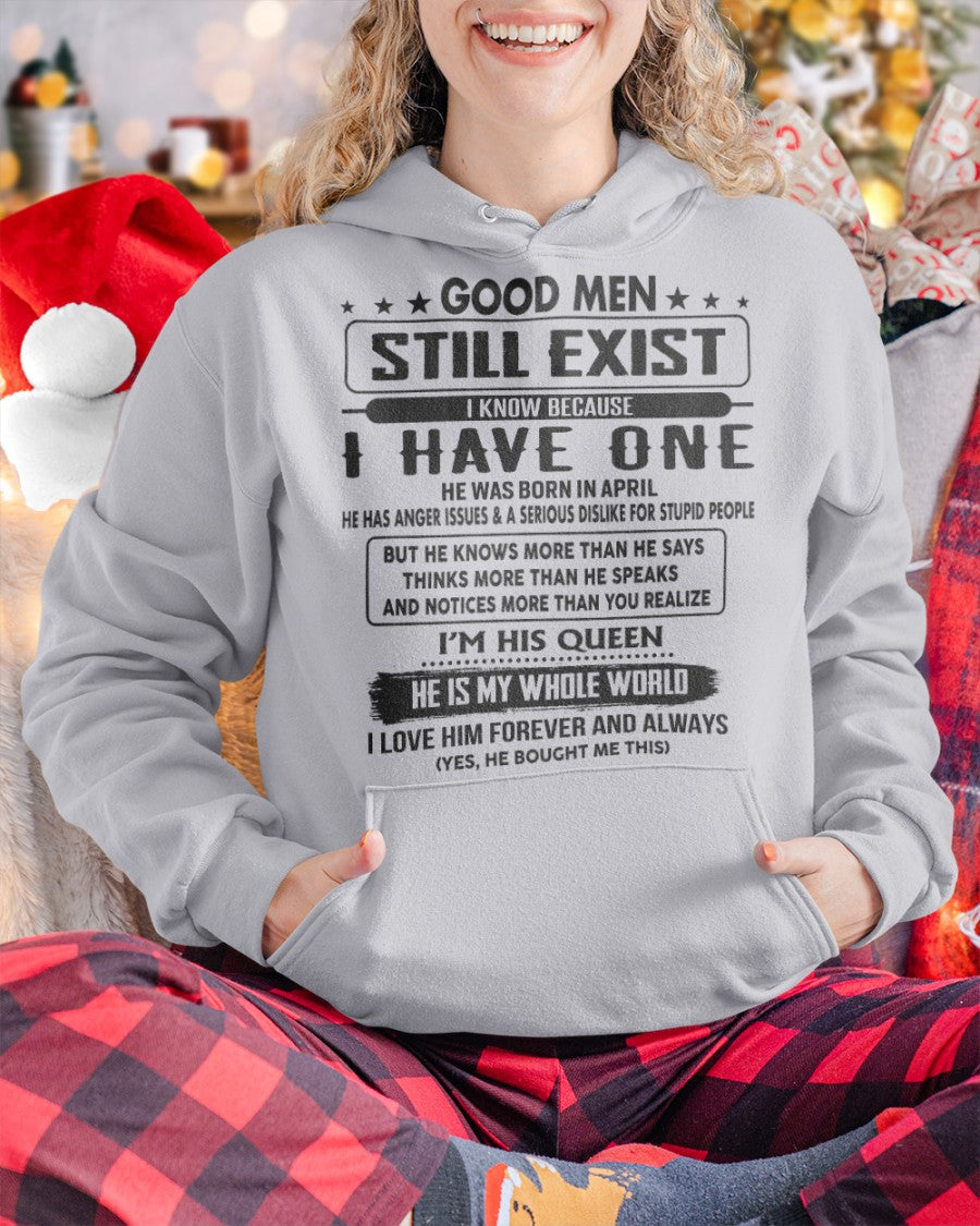 April - Good men Still Exist - gift for your girlfriend, wife from Husband - HLT04 (SKU-GM-04)