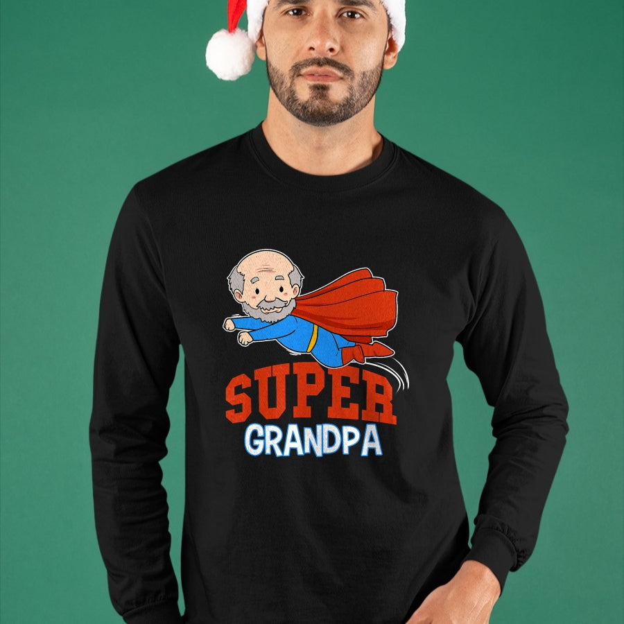 Best Grandpa Shirt, Proud Grandpa Unisex T-Shirt/Hoodie/Sweatshirt HLT00 - Super Grandpa Hero Grandpa Superhero Grandpa T-Shirt