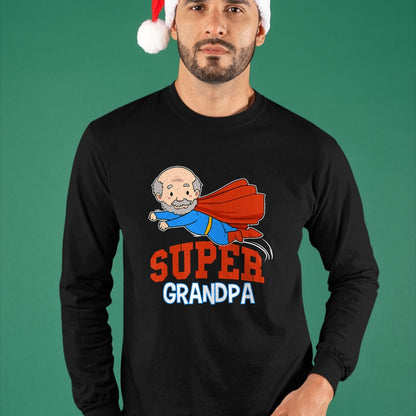 Best Grandpa Shirt, Proud Grandpa Unisex T-Shirt/Hoodie/Sweatshirt HLT00 - Super Grandpa Hero Grandpa Superhero Grandpa T-Shirt