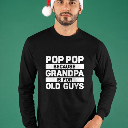 Best Grandpa Shirt, Proud Grandpa Unisex T-Shirt/Hoodie/Sweatshirt HLT00 - Pop Pop Art For Grandpa From Grandkids Father's Day Pop Pop T-Shirt